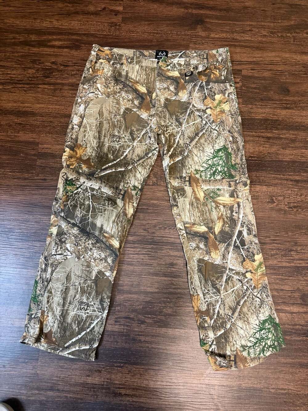 Realtree Men's Camo Hunting 5-Pocket Pants RT Edge Size 38x32
